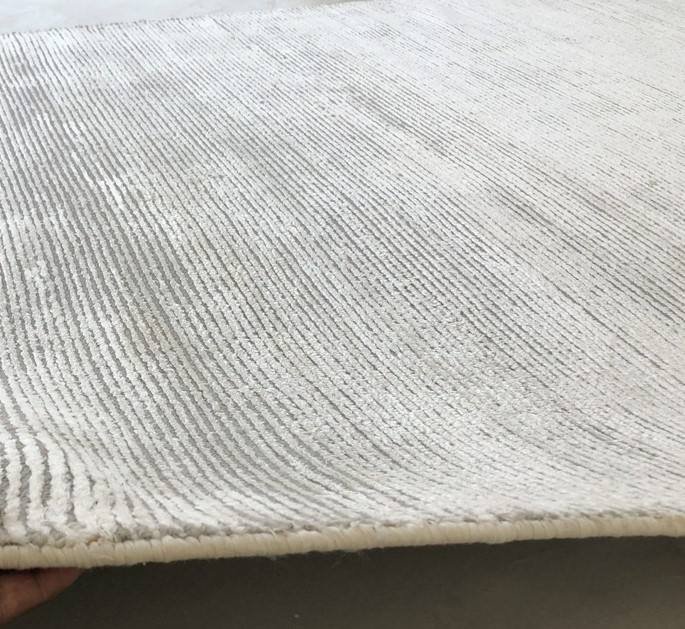 Hot Sale Modern Design Hand Tufted Wool and Cotton Viscose Carpet Rug for Hotel Living Room Bedroom Large Size Modern Carpet